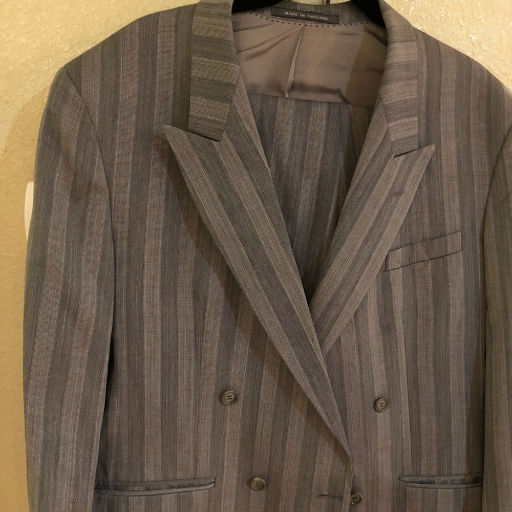 double breasted suit made in England